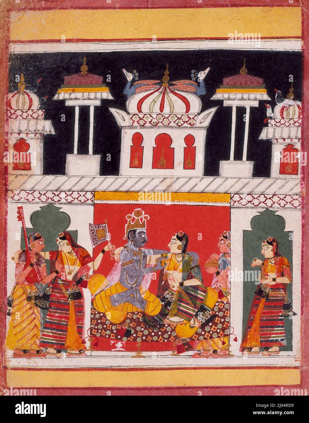 Bhairava Raga, Folio from a Ragamala (Garland of Melodies). India ...