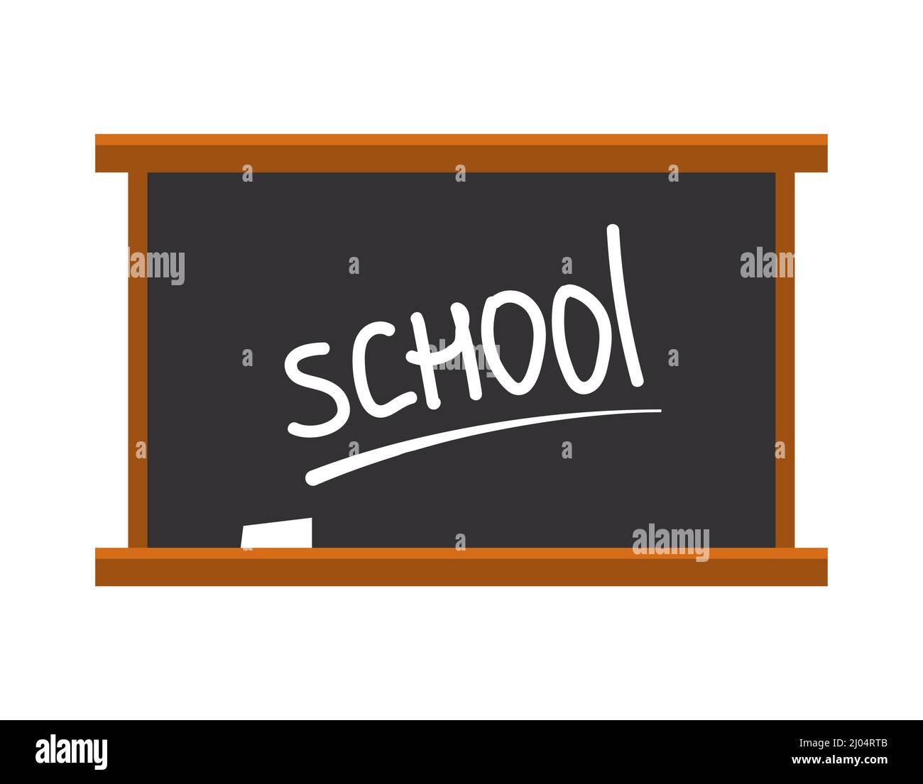 School blackboard - modern flat design single isolated icon Stock ...