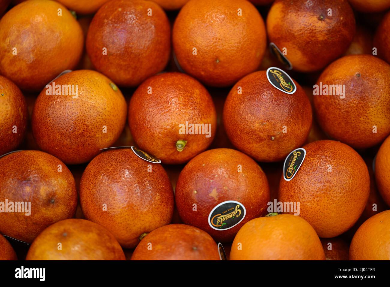 Flowers and Produce Stock Photo - Alamy