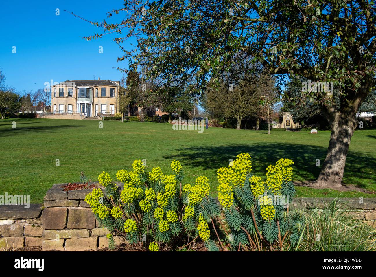 Spring at Carr Bank Park in Mansfield, Nottinghamshire England UK Stock