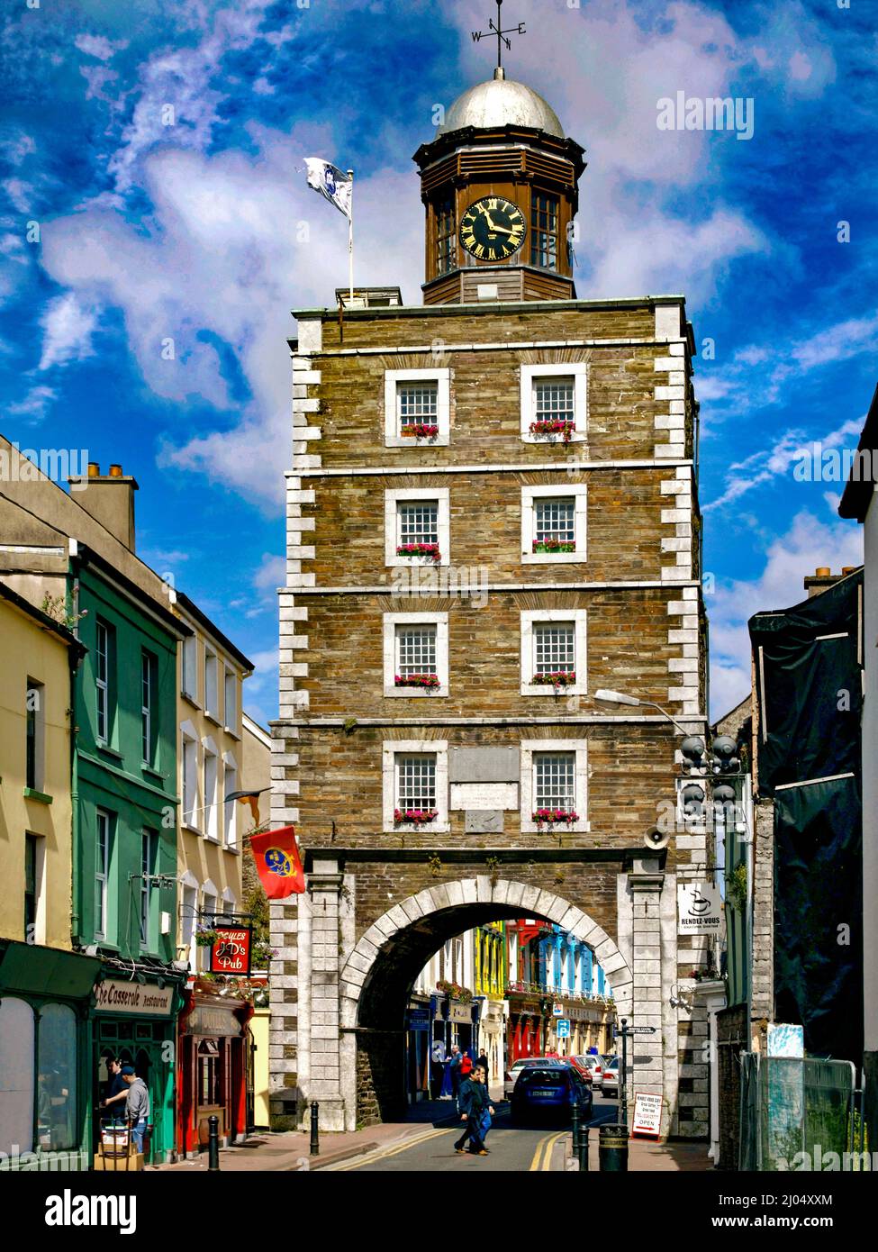 Clock Tower, Youghal, County Cork, Ireland Stock Photo Alamy
