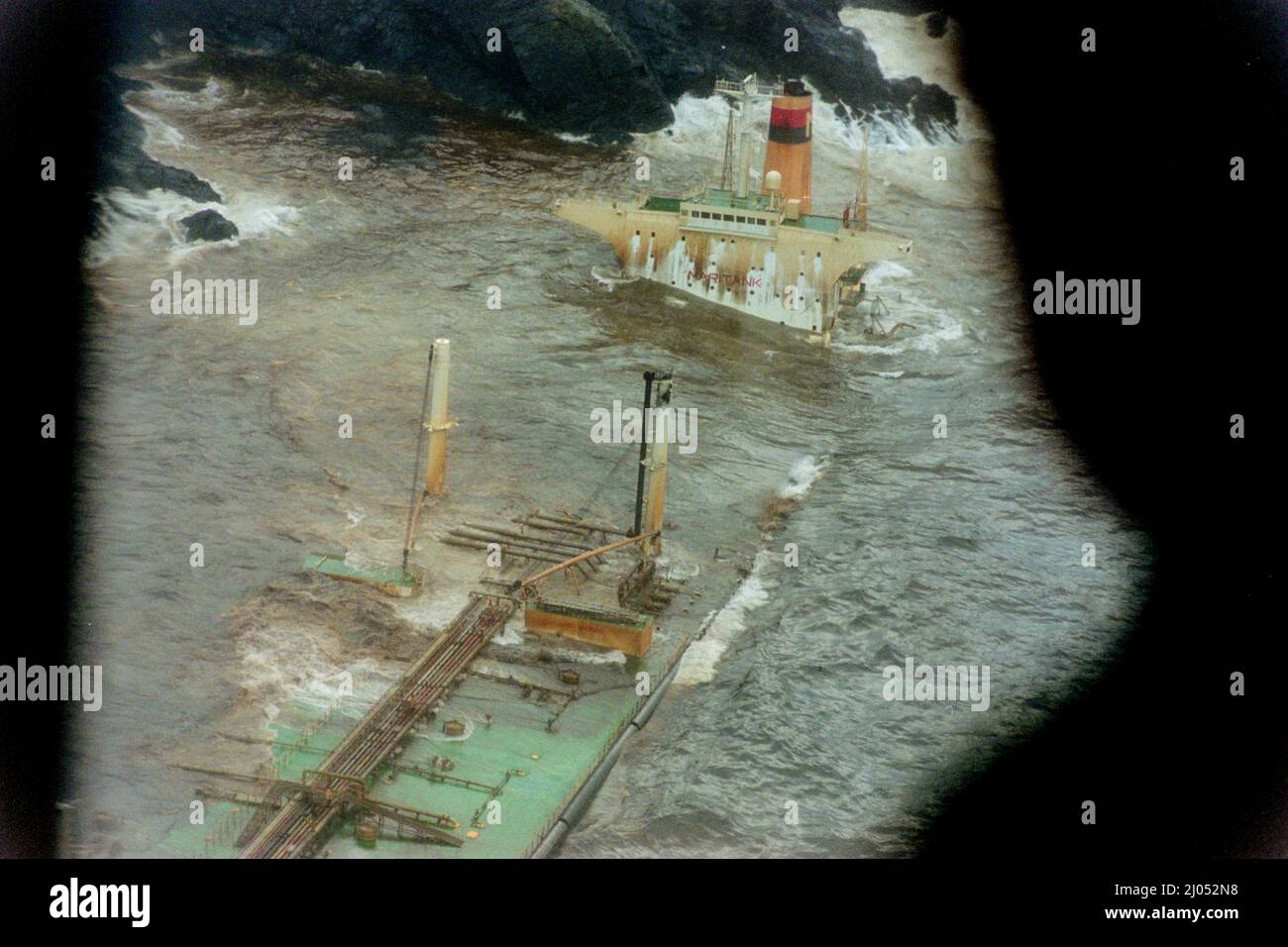The time of the Braer oil disaster, in , Scotland, January 1993 Stock Photo Alamy