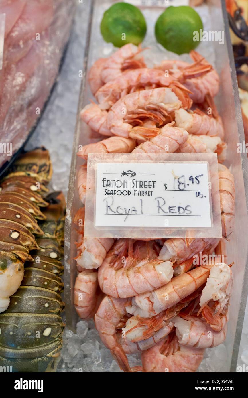 Royal Red Shrimp at Eaton Street Fish Market, Old Town, Key West