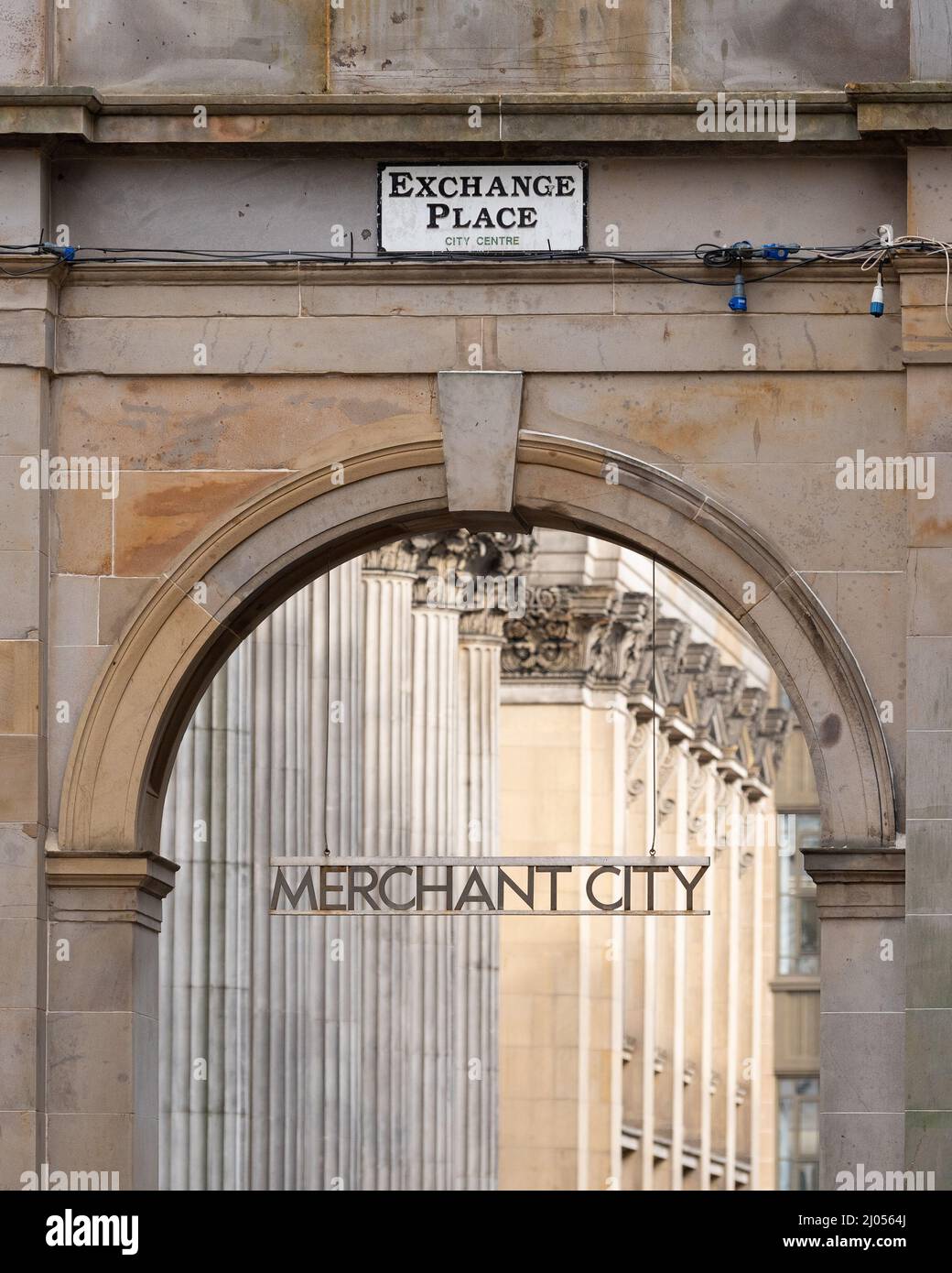 Merchant City Glasgow, Scotland, UK Stock Photo