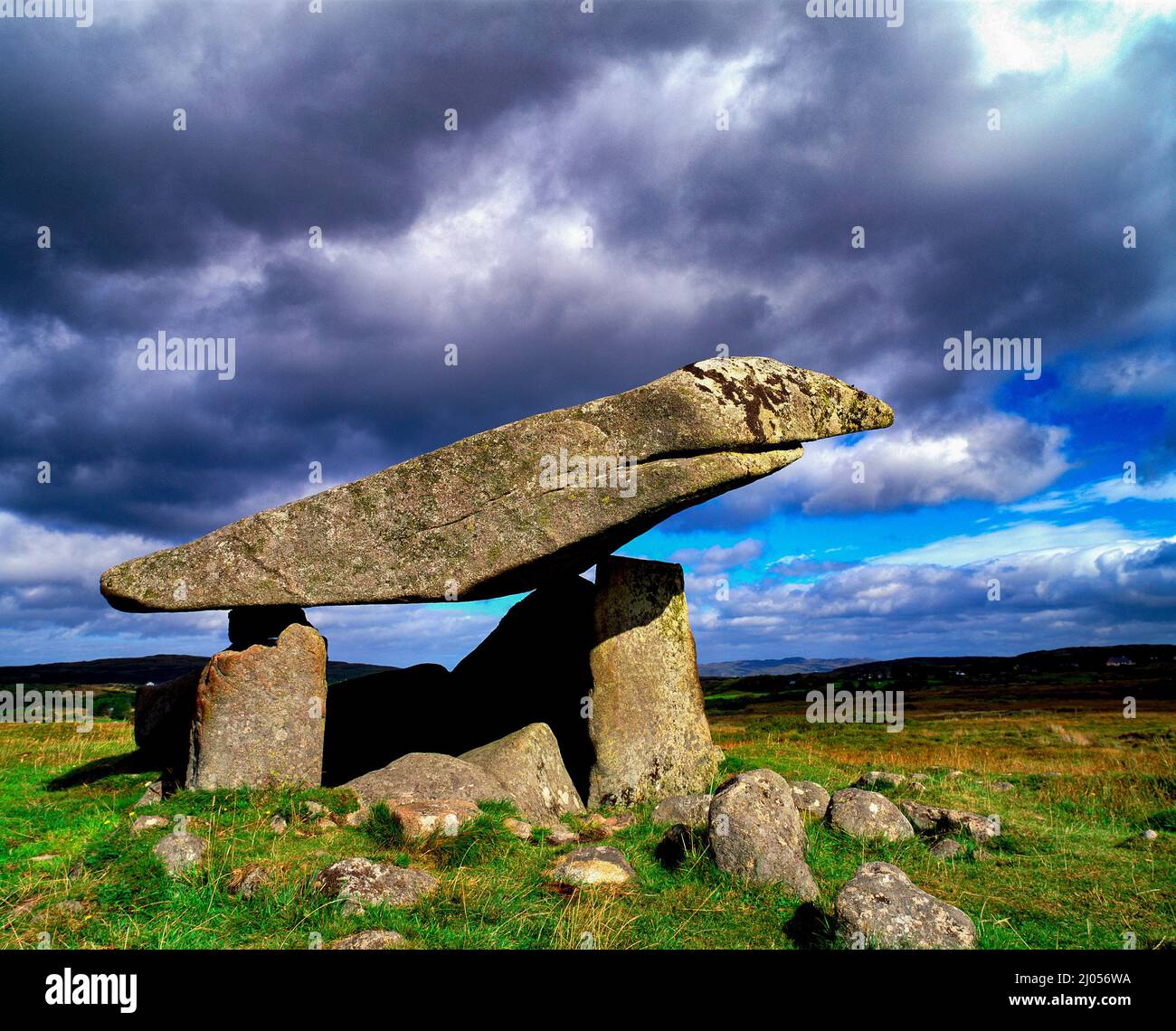 Kilclooney More Dolmen, Ardara, County Donegal, Ireland Stock Photo - Alamy