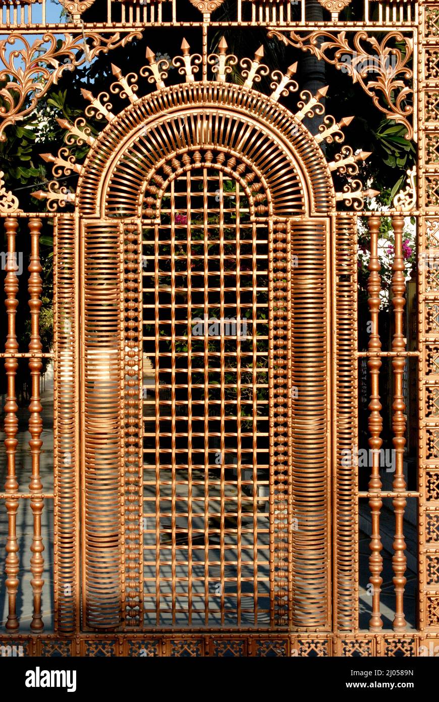 Amreli Gujarat india Sep. 20 2009 Abstract Half Round Entrance Gate