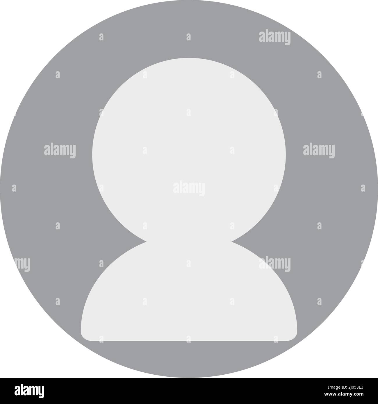 Account icon. Profiles and users. Editable vectors Stock Vector Image