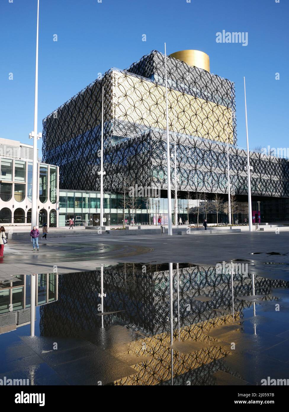 The Library building, centenary square, Birmingham UK Stock Photo