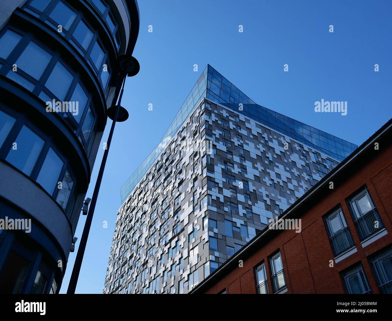 View of The Cube building in Birmingham city centre. UK Stock Photo