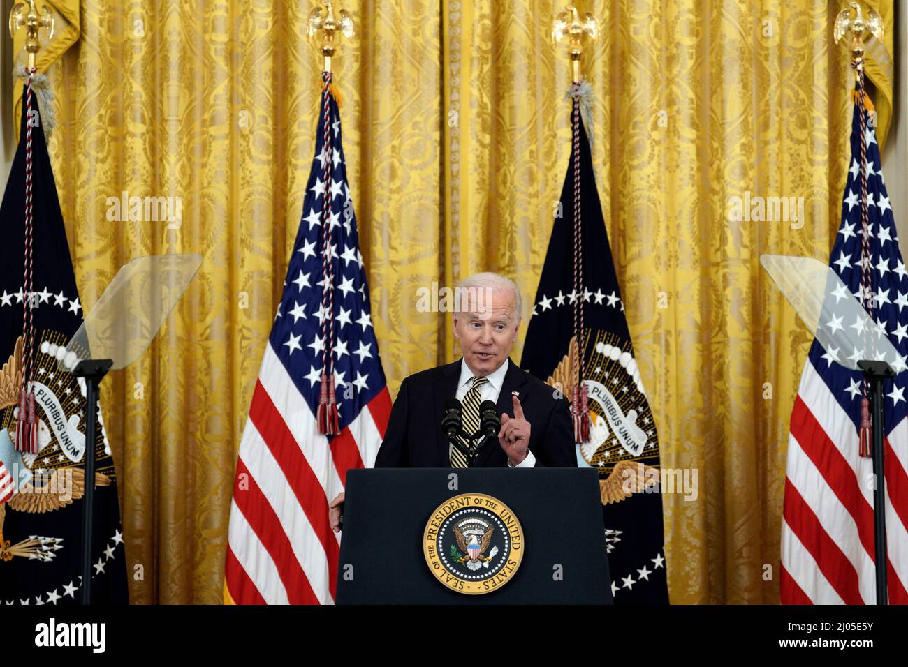 Us President Joe Biden Deliver Remarks At An Event Celebrating The Reauthorization Of The 2379