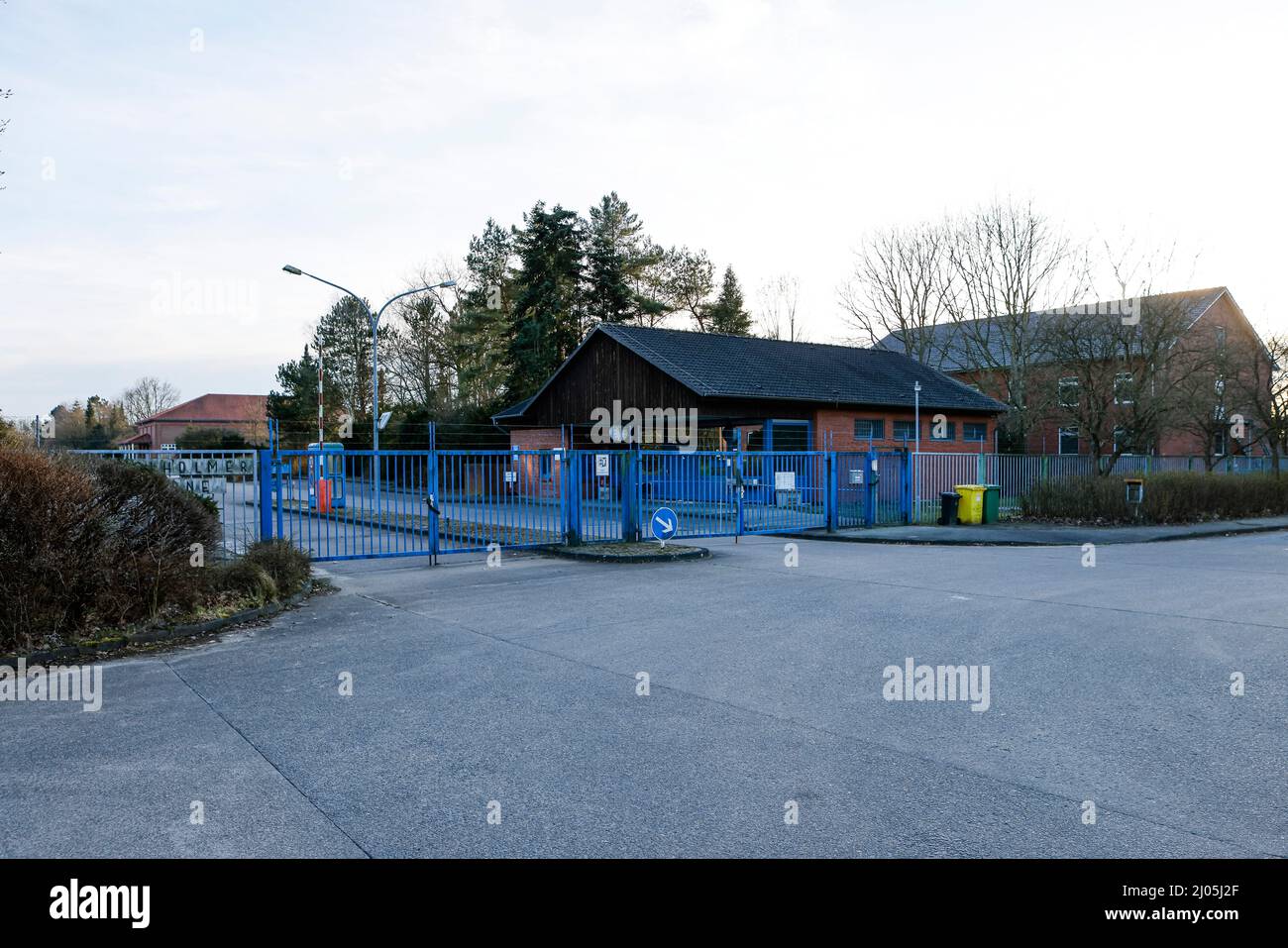 Seeth Germany. 16th Mar 2022. The entrance to the former