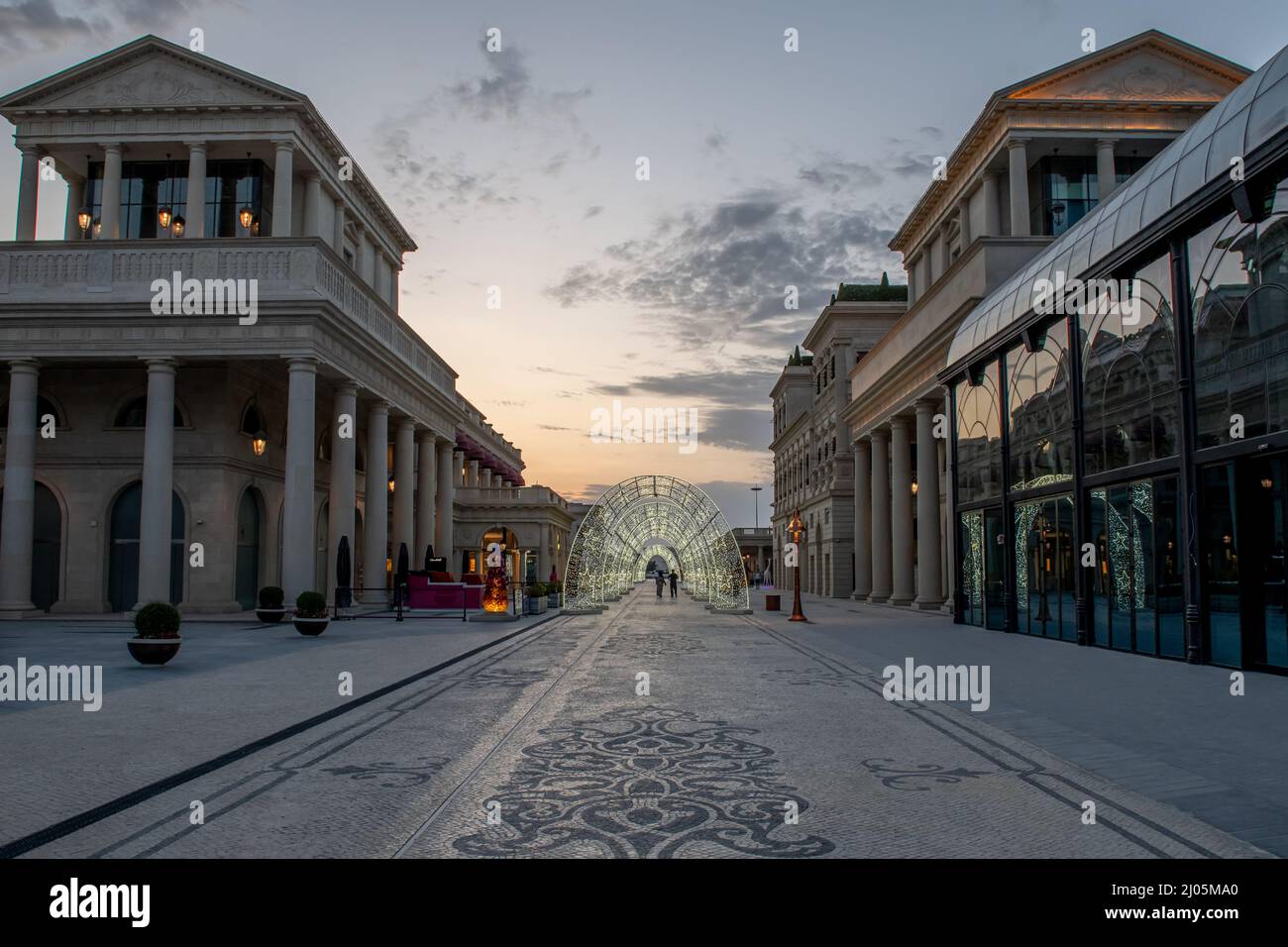 View of Galleria Lafayette at Katara Cultural Village Ramadan Preparation 2022. Stock Photo