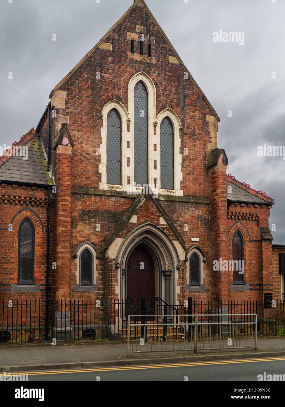 16.03.2022 Haydock, Merseyside, UK. Church on Clipsey Lane in Haydock, Merseyside Stock Photo