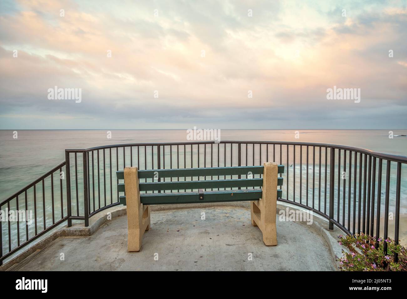View from an overlook point above Agate Street Beach. Laguna Beach, California, USA. Stock Photo