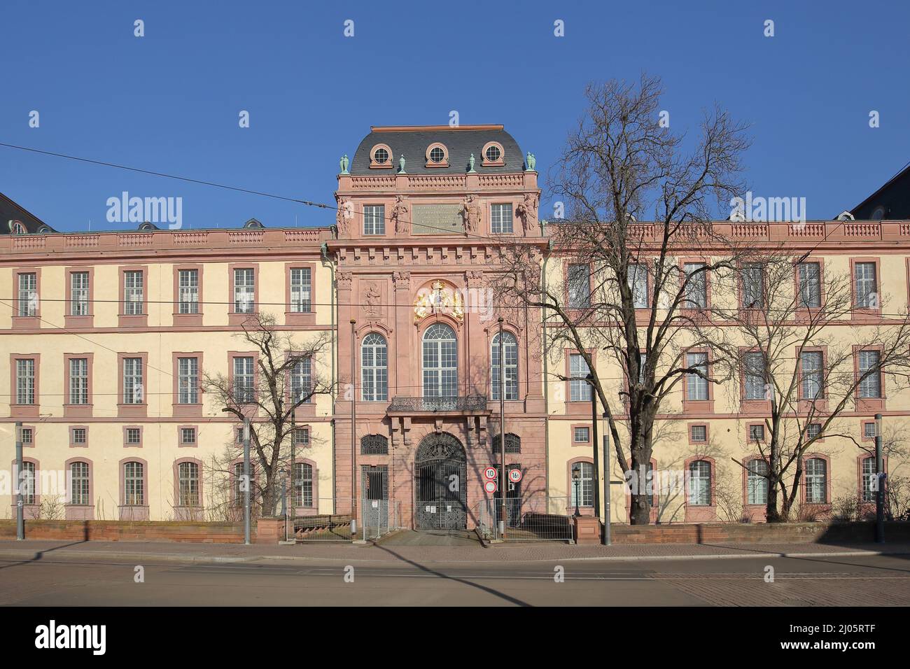 Baroque residential palace in Darmstadt, Hesse, Germany Stock Photo