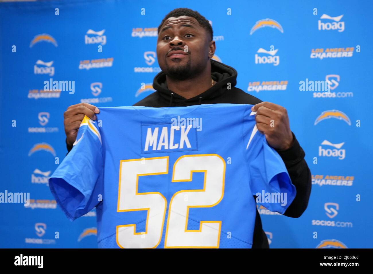 Costa Mesa United States. 16th Mar 2022. Los Angeles Chargers