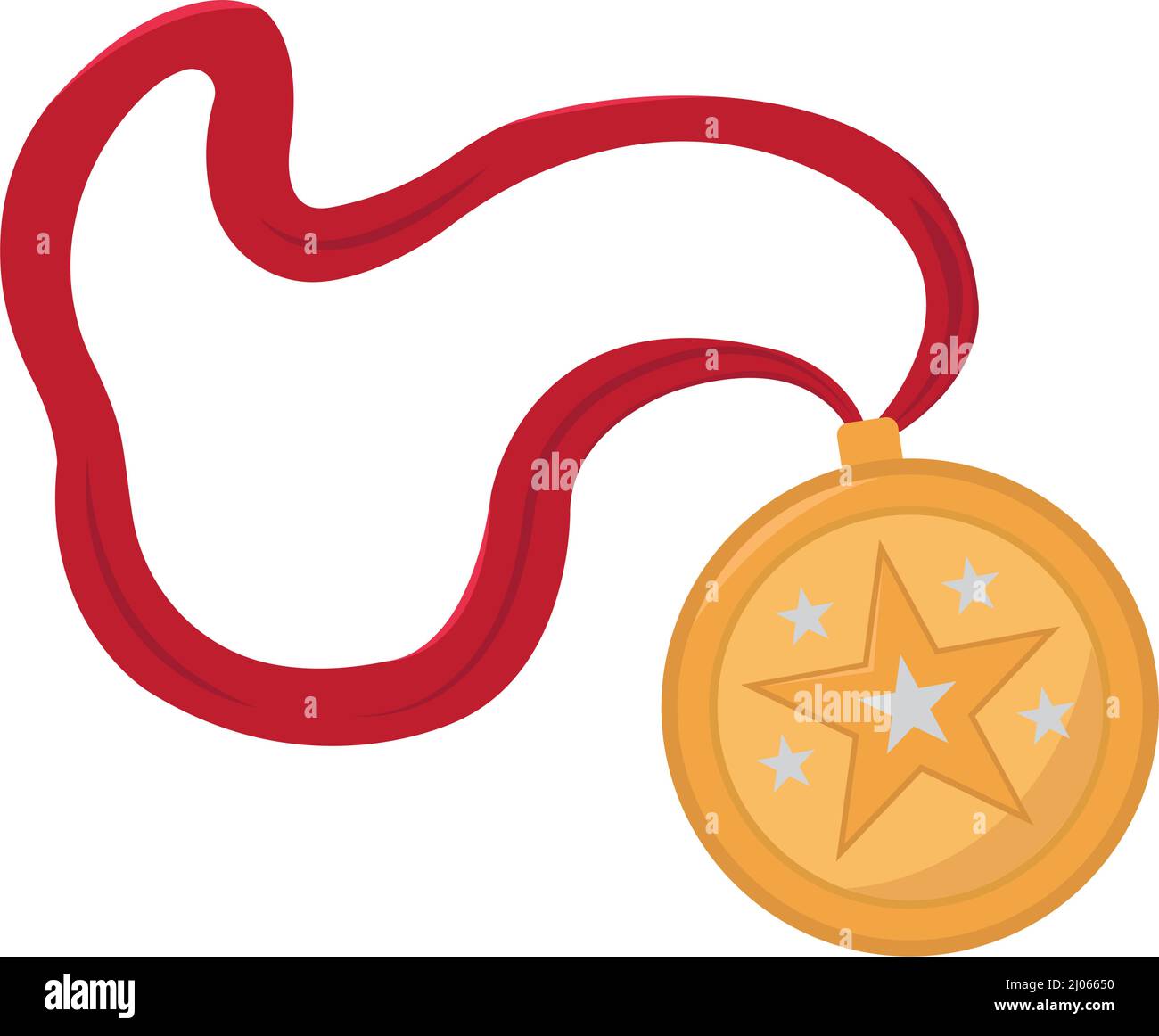 Isolated military golden medal icon Vector Stock Vector Image & Art - Alamy