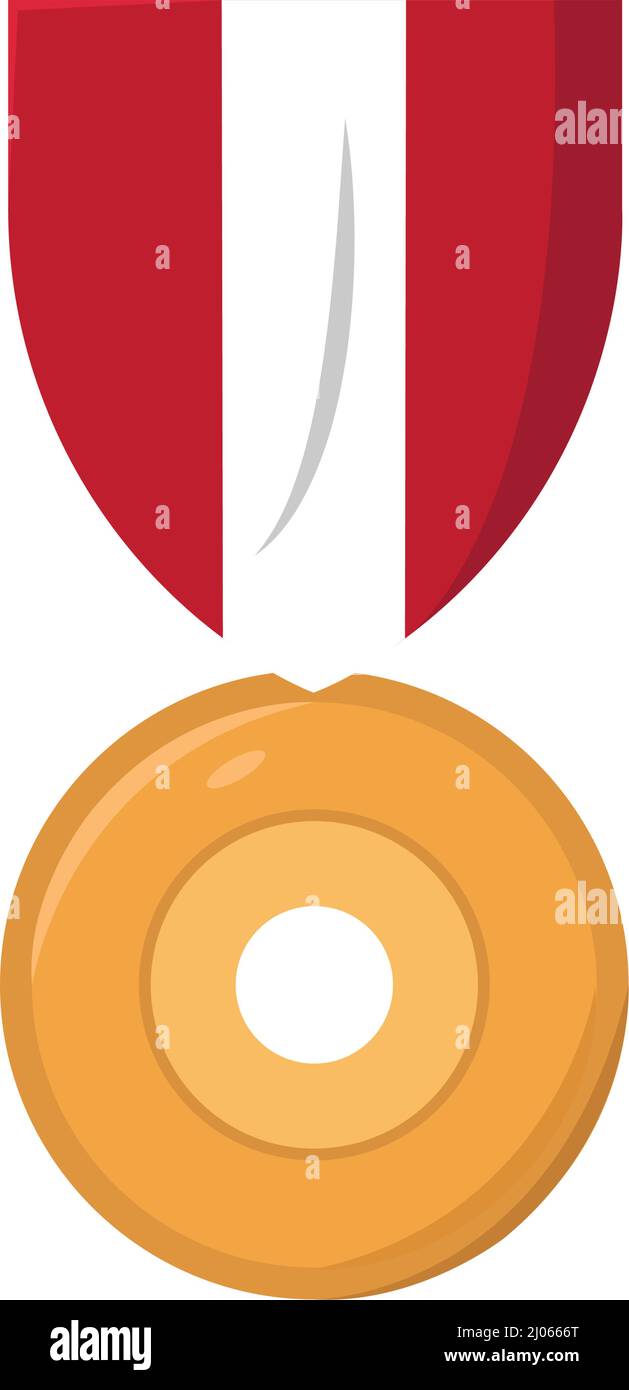Isolated military golden medal icon Vector Stock Vector Image & Art - Alamy