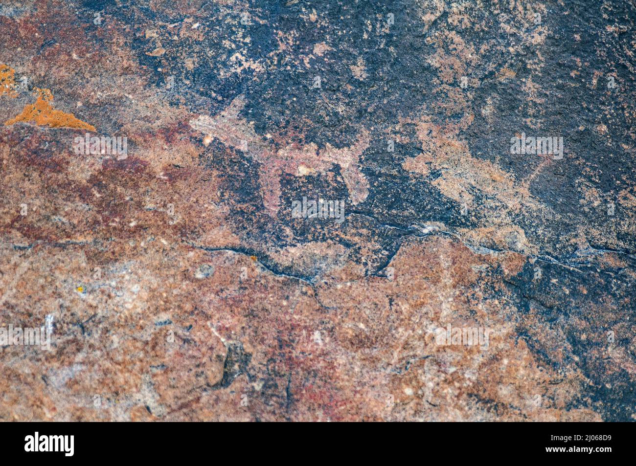 Ancient cave paintings. Yavi, Jujuy, Argentina Stock Photo