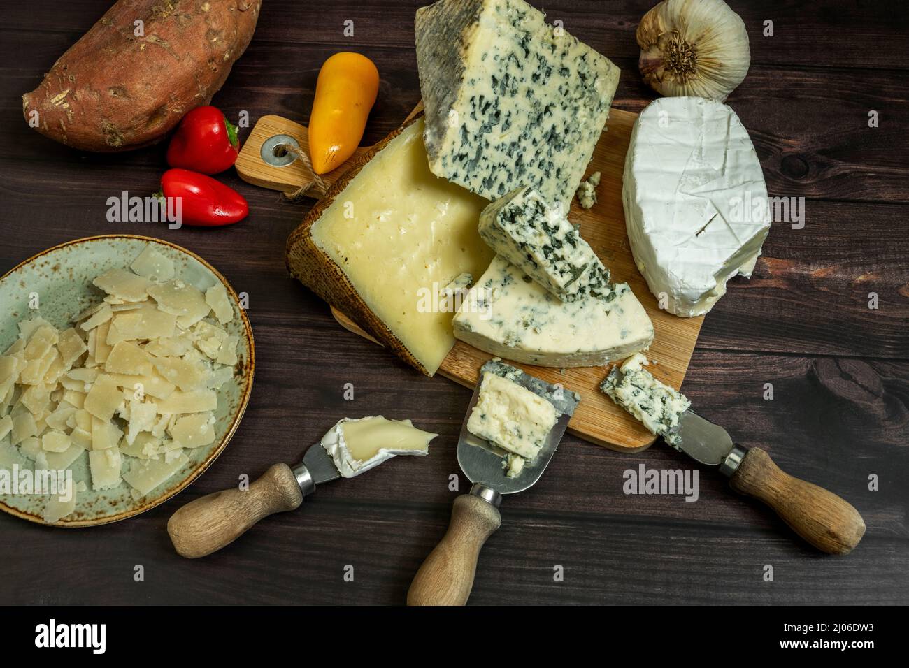 Blue cheese is a general classification of cow's, sheep's and goat's