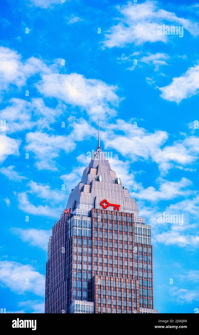 Key Tower in Cleveland Ohio Stock Photo