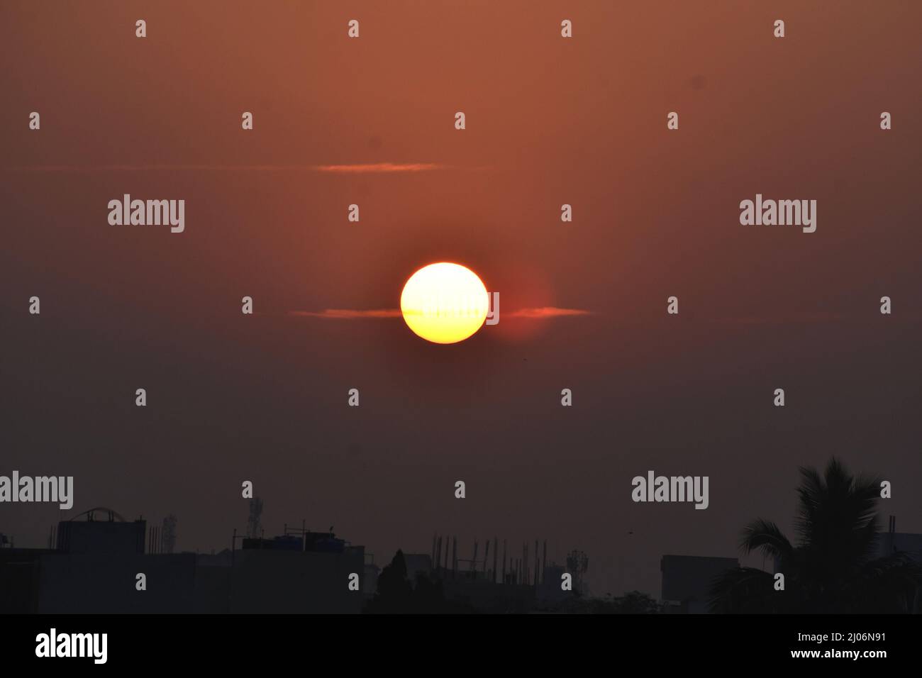 Beauty of sun rising, sun set Stock Photo Alamy