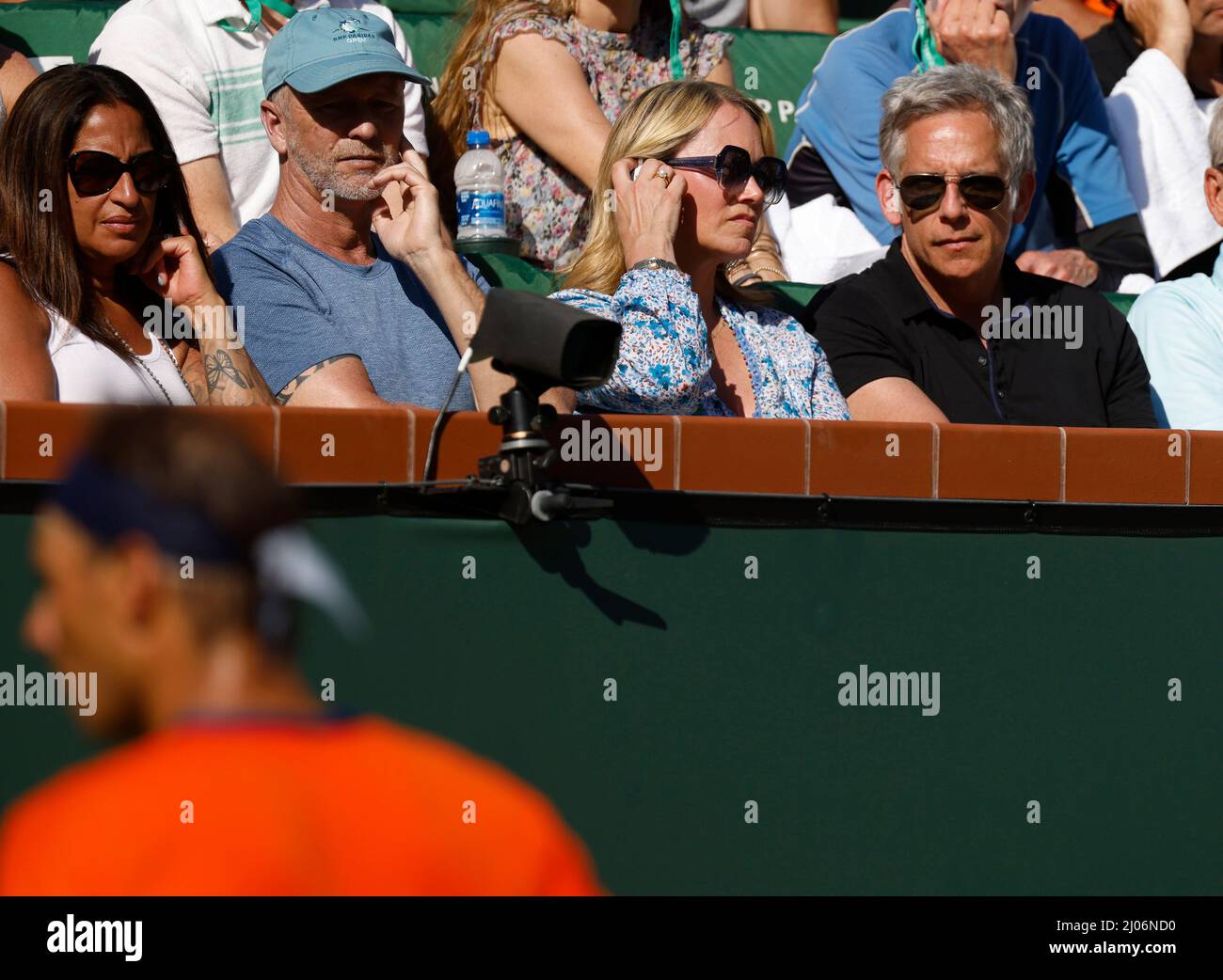 March 16, 2022 Actors Christine Taylor and Ben Stiller in attendance