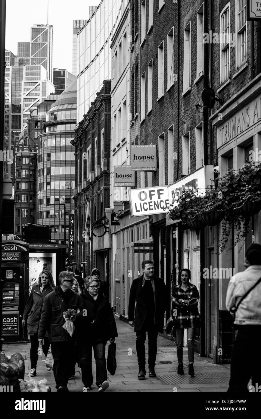 London Shoreditch and the City Stock Photo Alamy