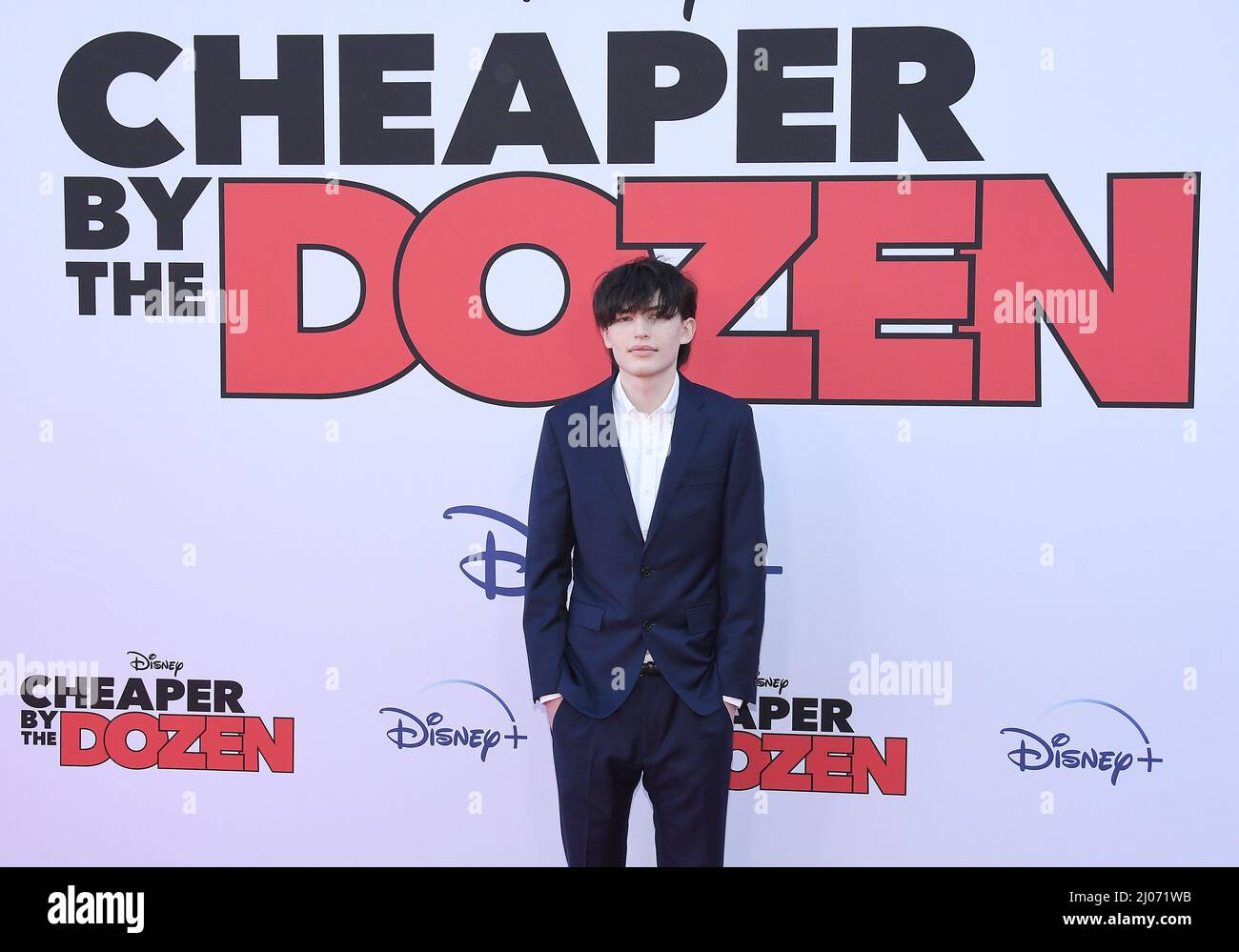 Los Angeles, USA. 16th Mar, 2022. Luke Prael arrives at Disney's CHEAPER BY THE DOZEN World Premiere held at the El Capitan Theater in Hollywood, CA on Wednesday, ?March 16, 2022. (Photo By Sthanlee B. Mirador/Sipa USA) Credit: Sipa USA/Alamy Live News Stock Photo