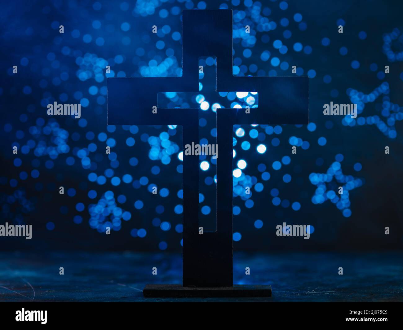 Worship Concept Mother Children Front Cross Stock Photo by ©paulshuang  221680888