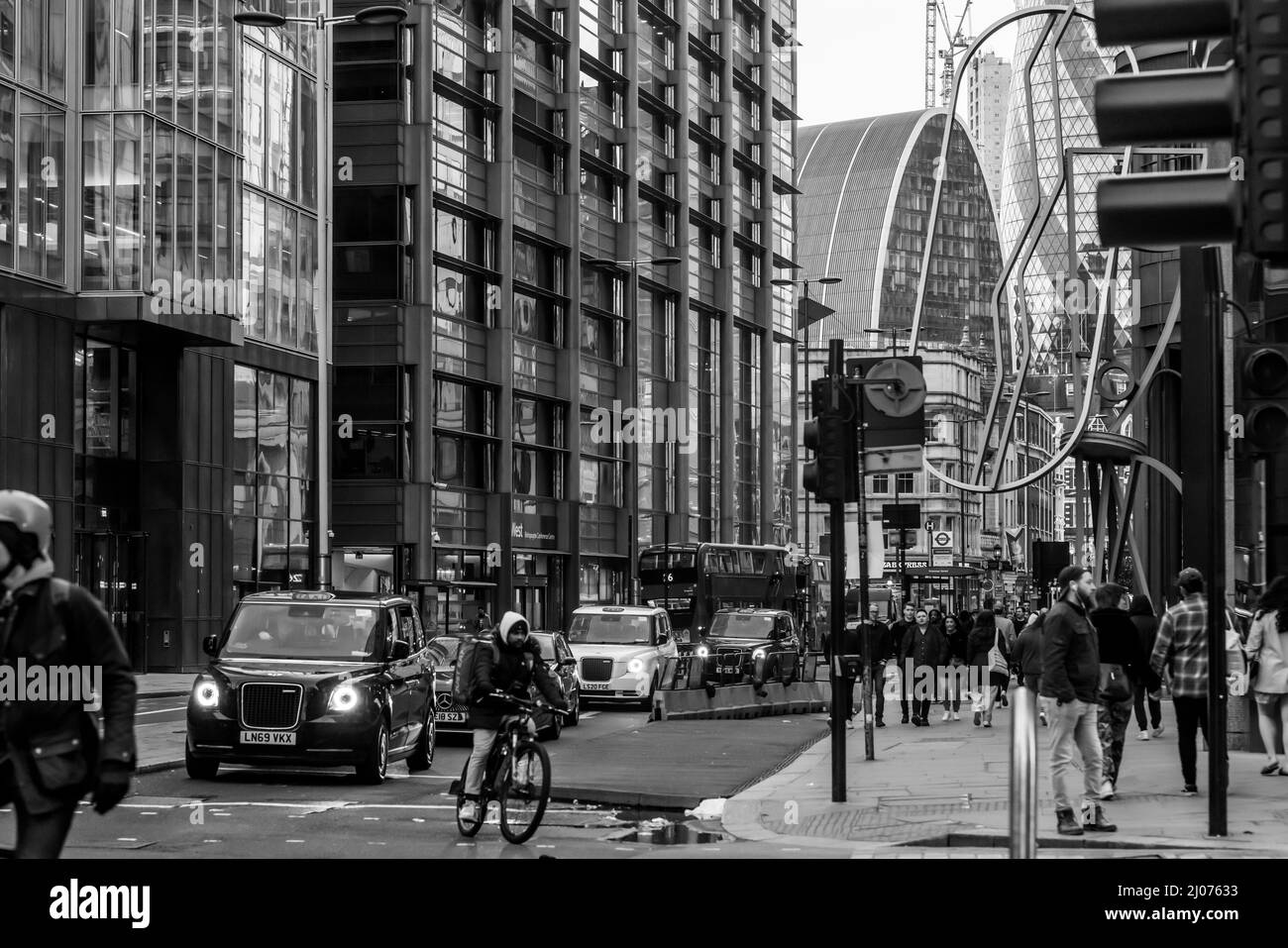 London Shoreditch and the City Stock Photo Alamy