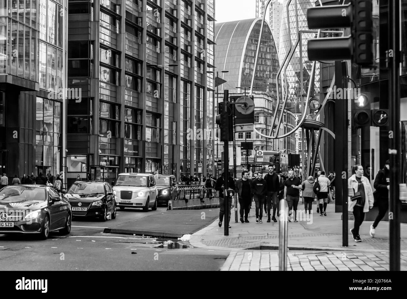 London Shoreditch and the City Stock Photo Alamy