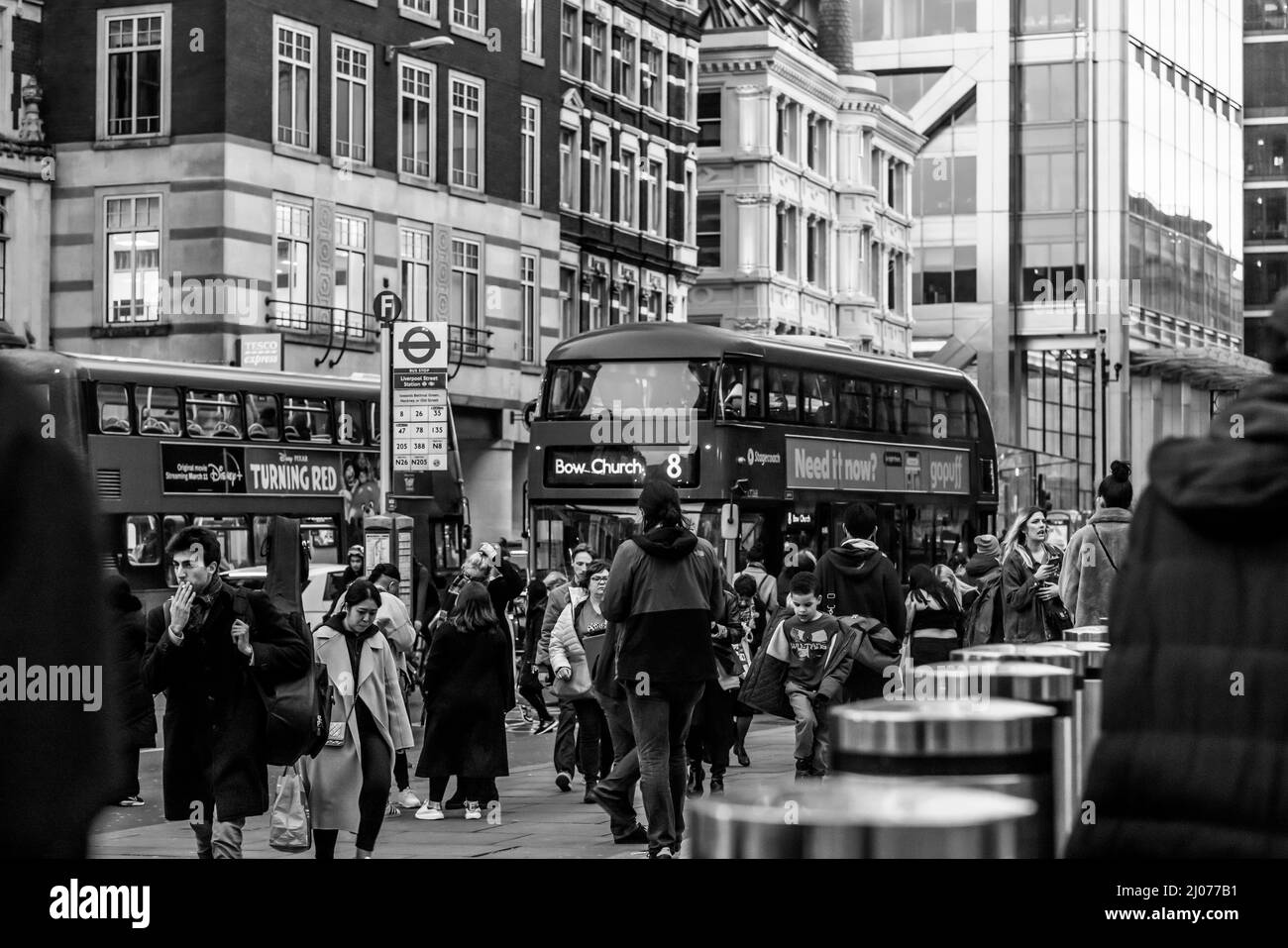 London Shoreditch and the City Stock Photo Alamy