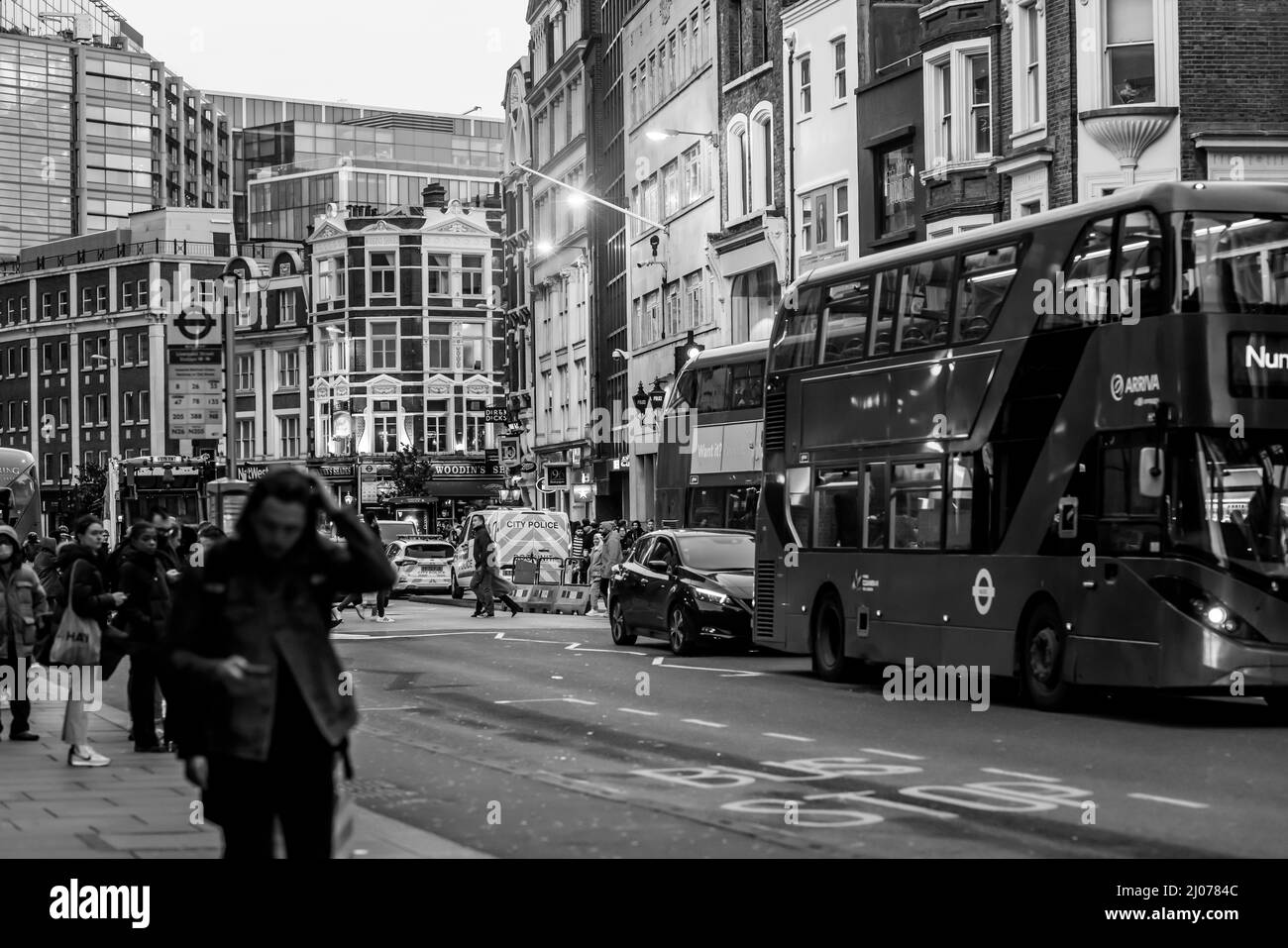 London Shoreditch and the City Stock Photo Alamy