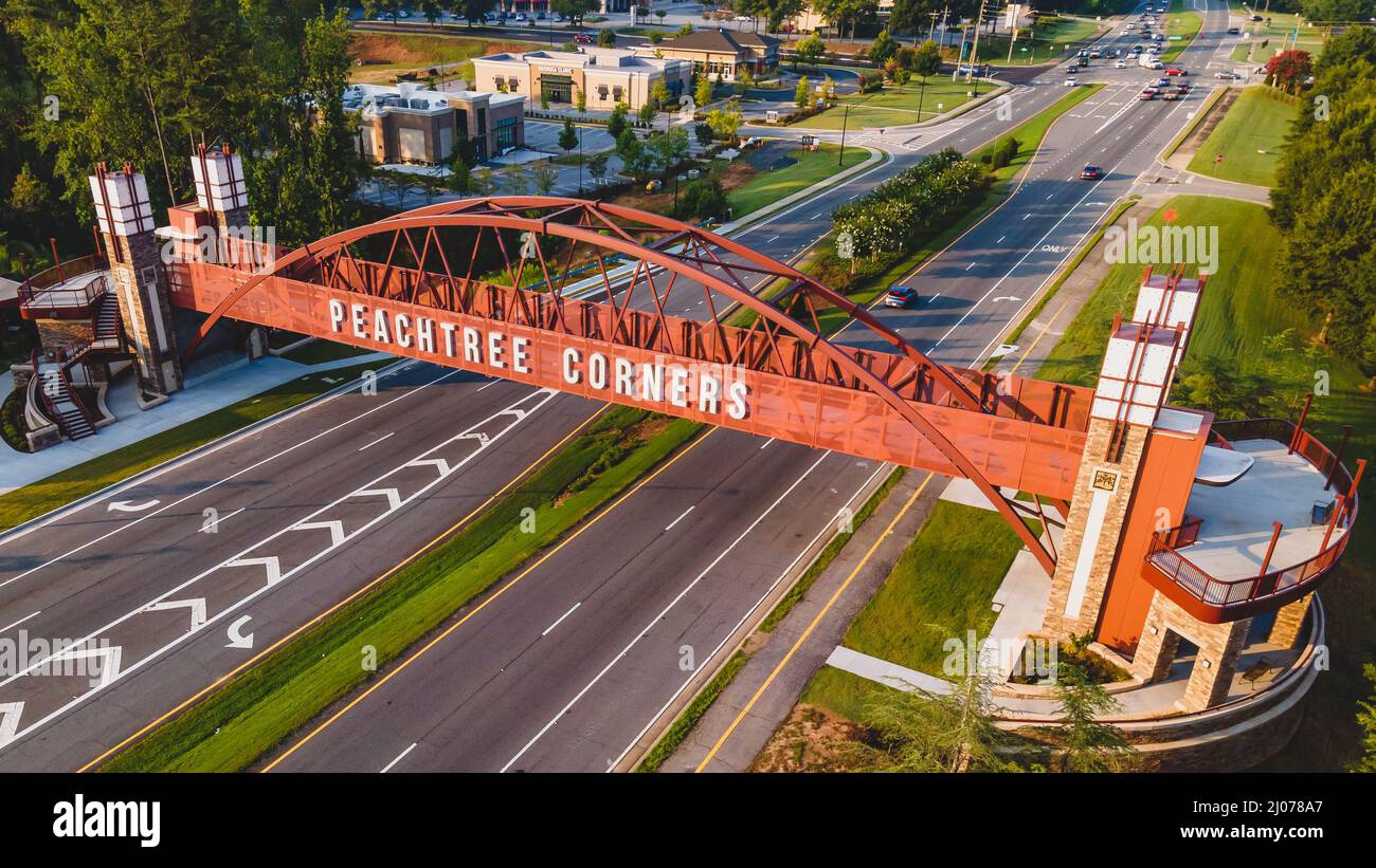Peachtree Corners Bridge Stock Photo Alamy Peachtree Corners Bridge Stock Photo Alamy