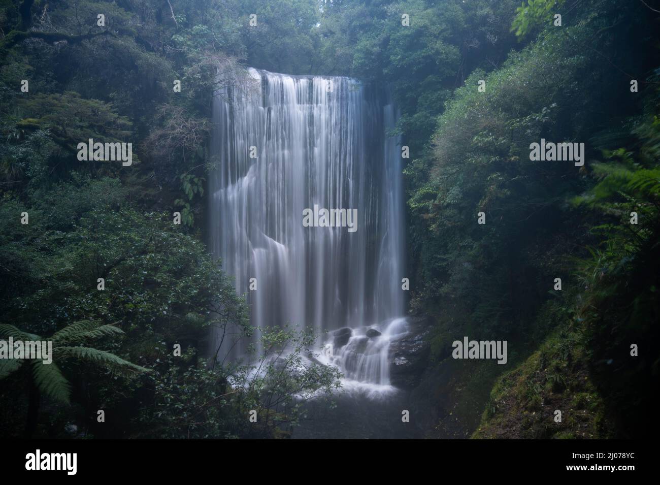 Korokoro Falls near Lake Waikaremoana Stock Photo Alamy