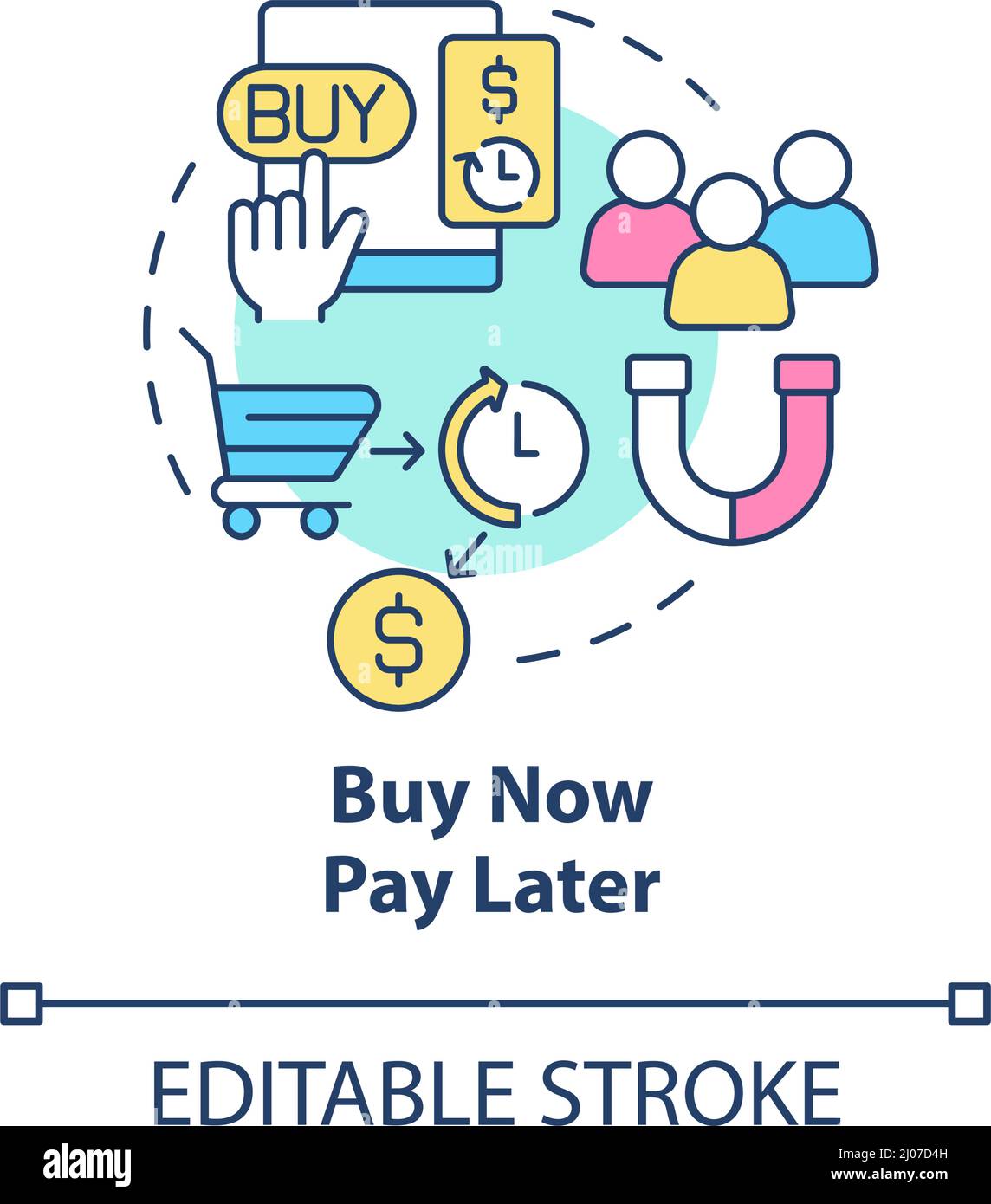 Vector icon pay now Cut Out Stock Images & Pictures - Alamy
