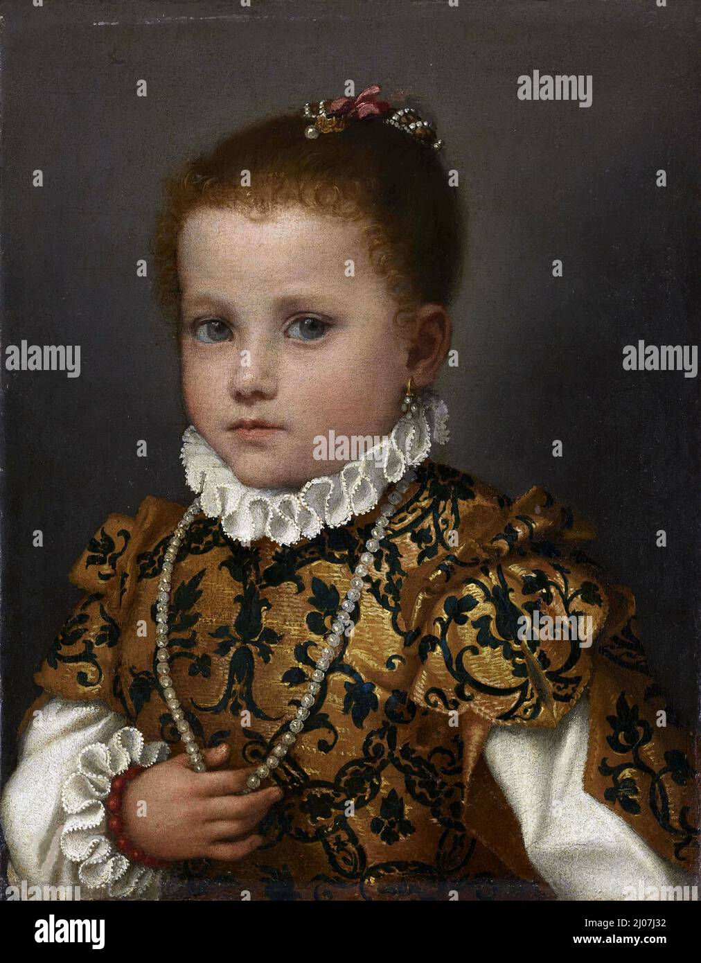 Portrait Of A Little Girl From The Redetti Family. Museum: Accademia 