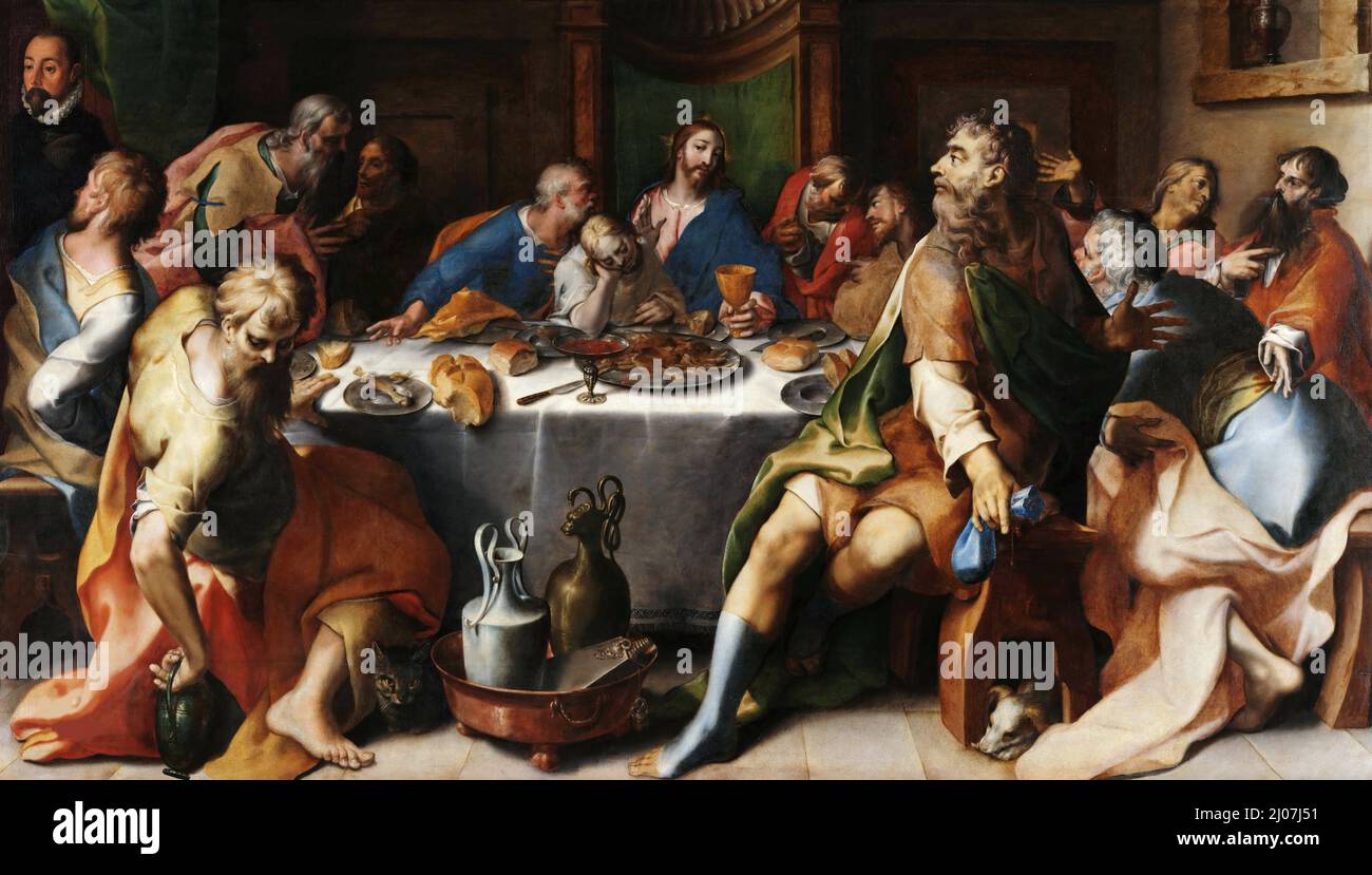 The Last Supper. Museum Museo di Capodimonte, Naples. Author Dirck