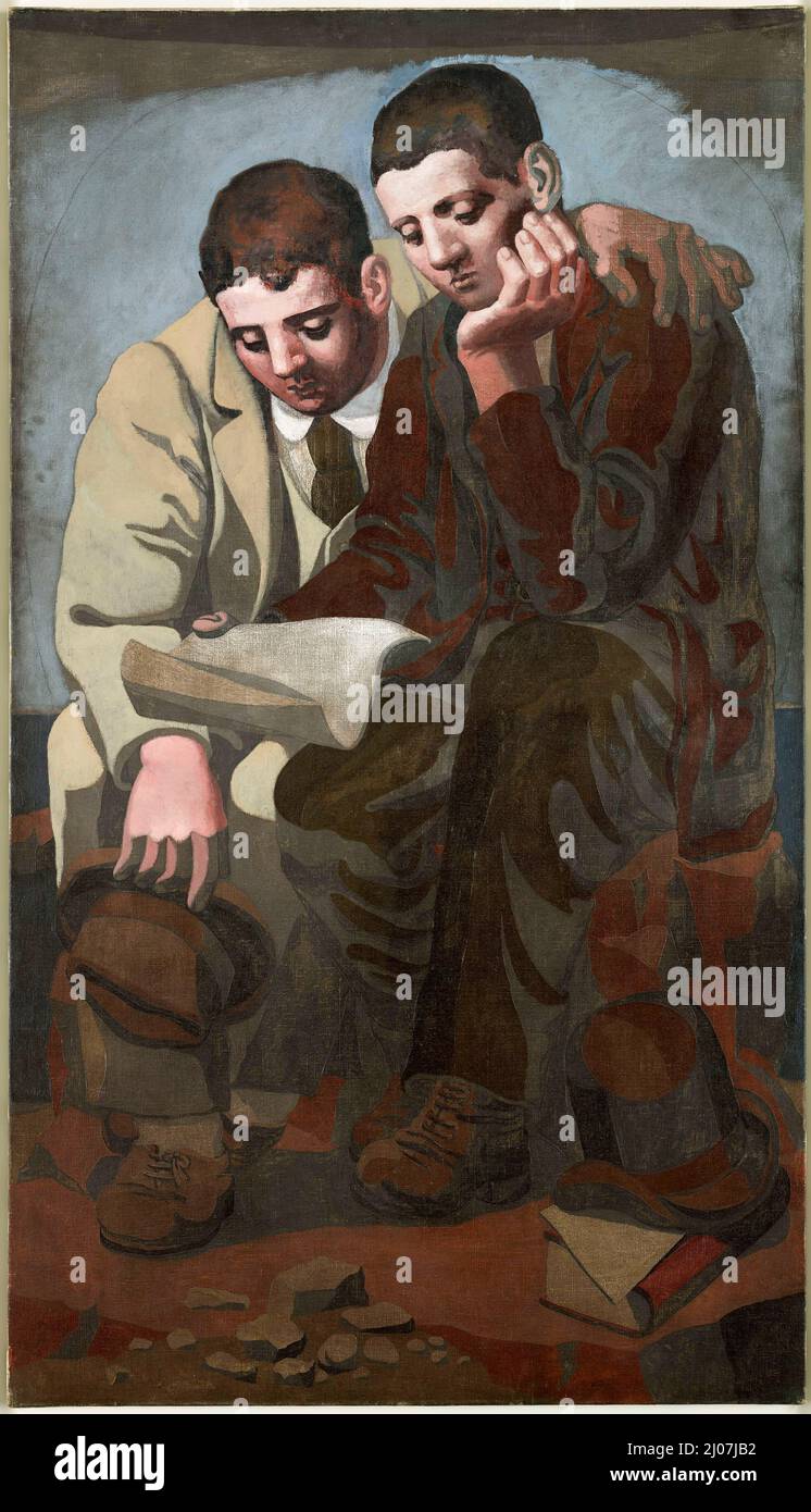 Picasso Letters Reading the letter by pablo picasso hi-res stock photography and images ...