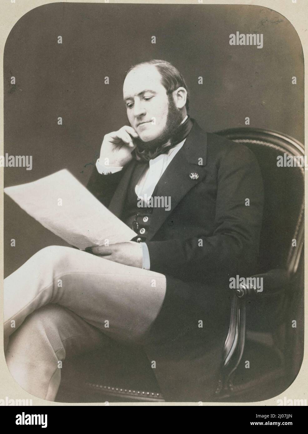 Portrait of Georges-Eugène Baron Haussmann (1809-1891). Museum: PRIVATE COLLECTION. Author: PIERRE PETIT. Stock Photo
