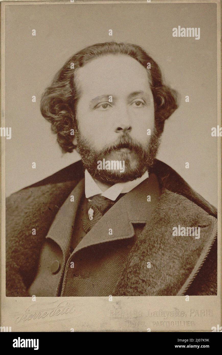 Portrait of the Composer Édouard Lalo (1823-1892). Museum: PRIVATE COLLECTION. Author: PIERRE PETIT. Stock Photo