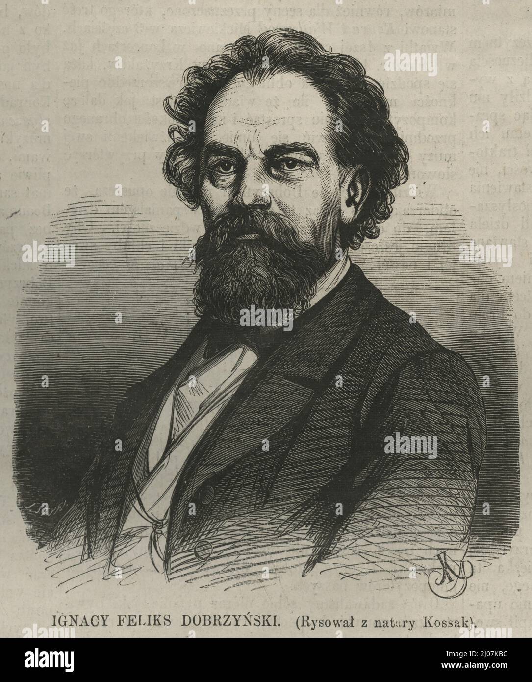 Portrait of the pianist and composer Ignacy Feliks Dobrzynski (1807