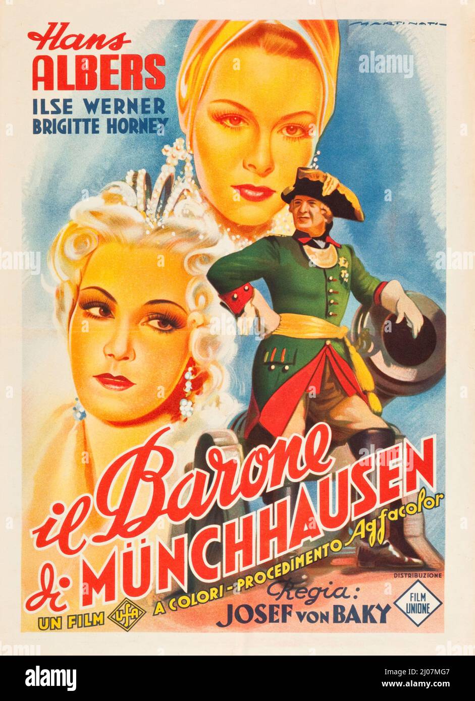 MUNCHHAUSEN (1943), directed by JOSEF VON BAKY. Credit: U.F.A / Album Stock Photo