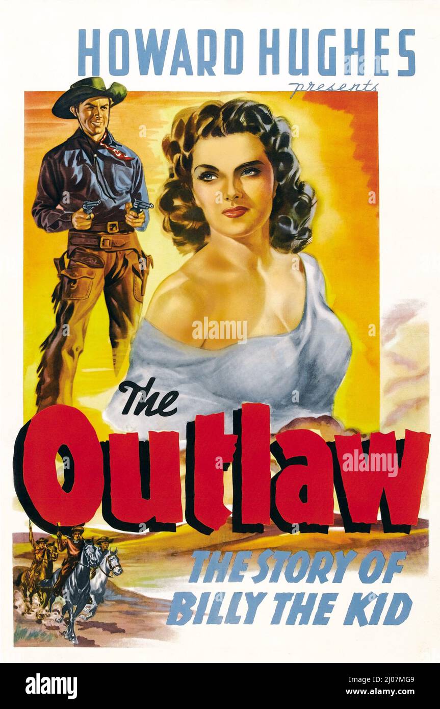 The outlaw 1943 poster hi-res stock photography and images - Alamy