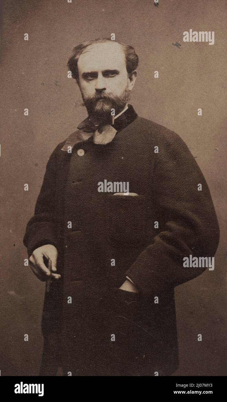 Portrait of the Composer Louis Étienne Ernest Reyer (1823-1909). Museum: PRIVATE COLLECTION. Author: ETIENNE CARJAT. Stock Photo