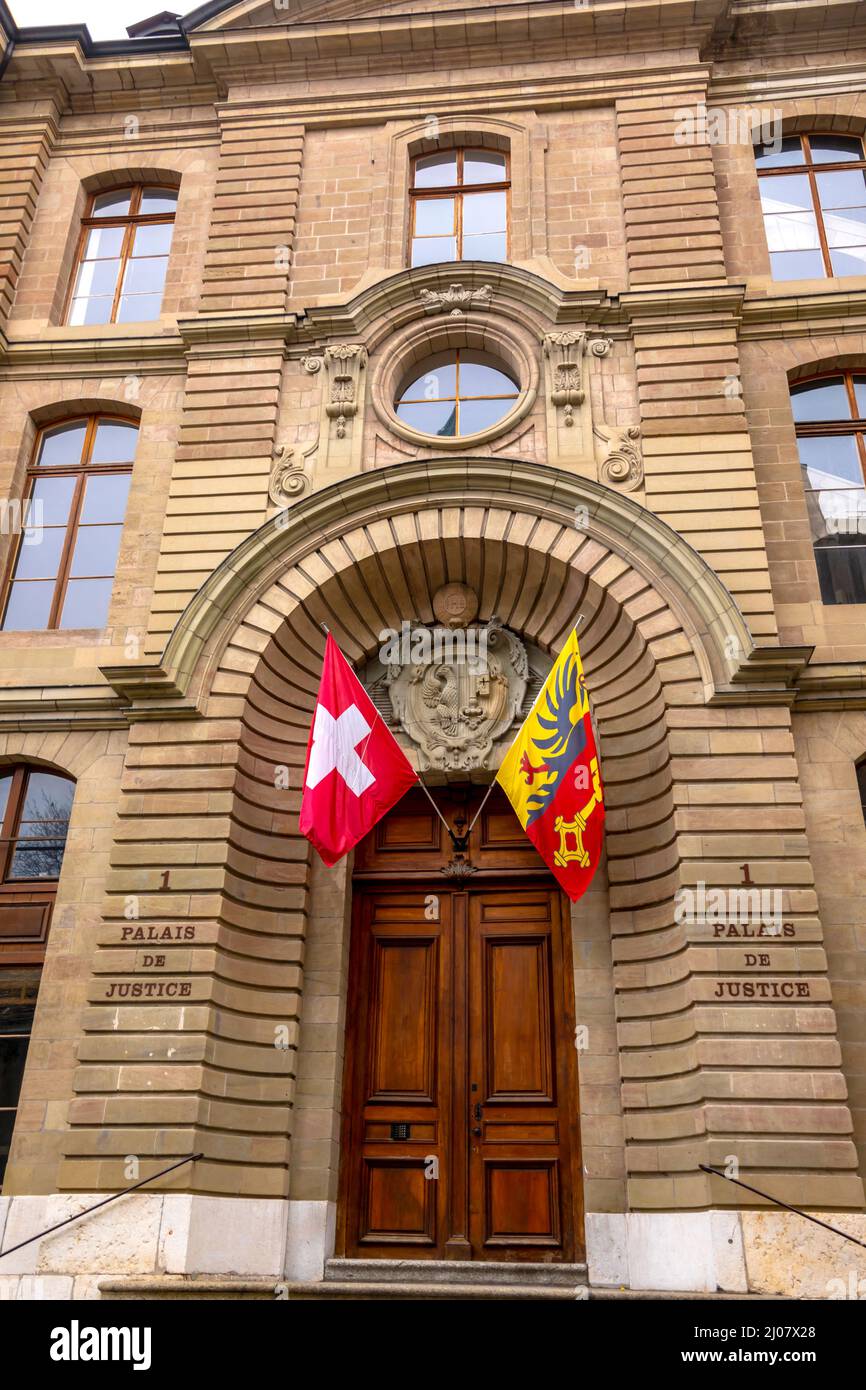 Courthouse in Geneva, Switzerland. *** Local Caption *** courthouse,law