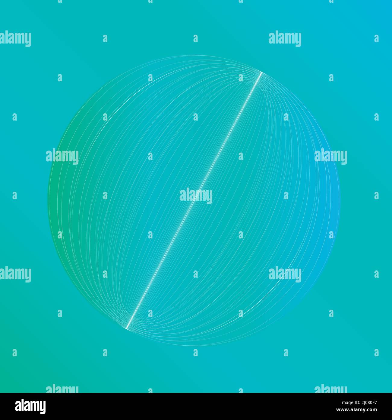 Abstract circles design element. Vector shapes on blue background Stock ...