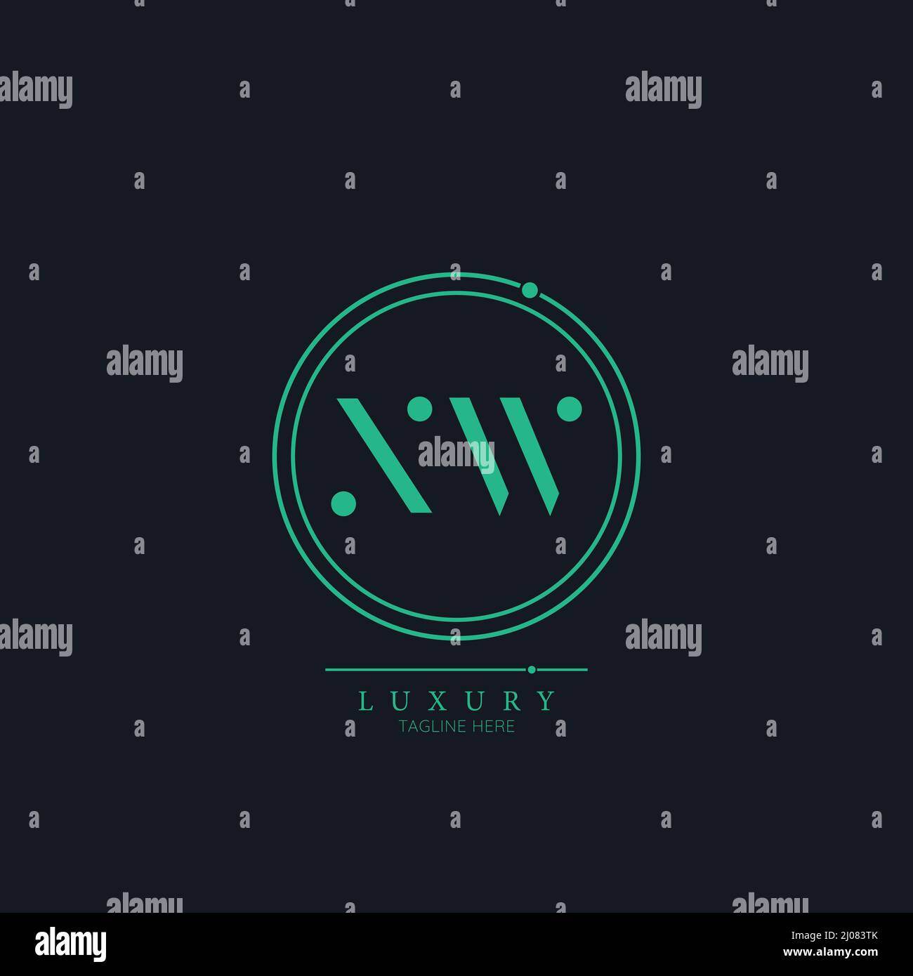 Letter XW logo icon design template elements Stock Vector Image & Art ...
