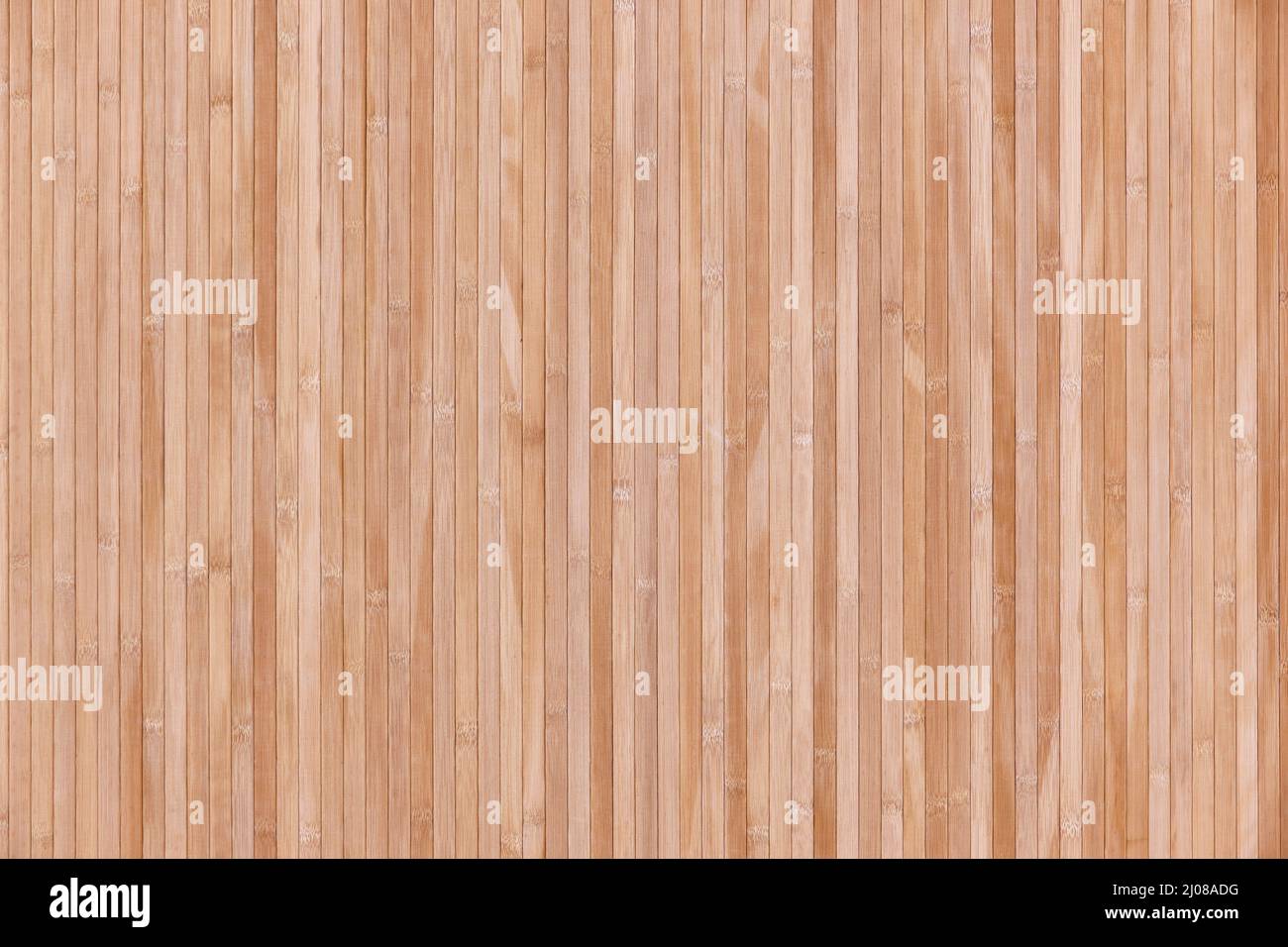 Striped artificial wooden panel background. Textured decorative surface Stock Photo